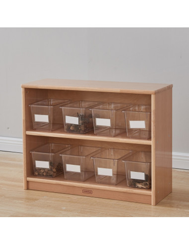 MASTERKIDZ akrilo STEM plastiko daiktadėžės 6 vnt