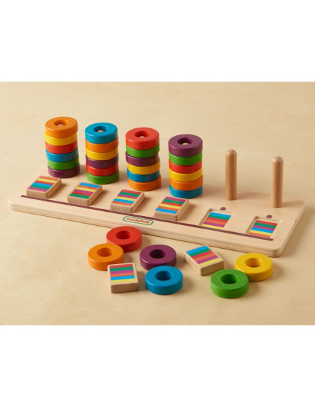 MASTERKIDZ dėlionės mokymasis skaičiuoti ir spalvinti Montessori rūšiuotojas