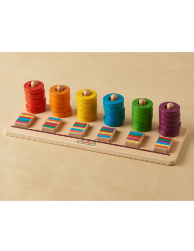 MASTERKIDZ dėlionės mokymasis skaičiuoti ir spalvinti Montessori rūšiuotojas