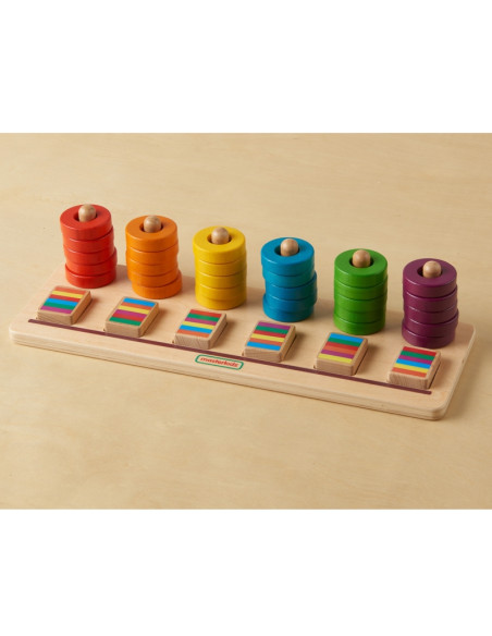 MASTERKIDZ dėlionės mokymasis skaičiuoti ir spalvinti Montessori rūšiuotojas