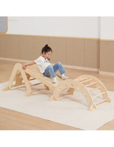 VIGA medinė tiesi laipiojimo sienelė