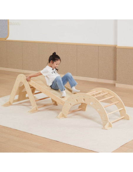 VIGA medinė tiesi laipiojimo sienelė