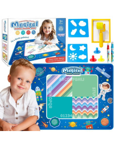 WOOPIE akvarelės kilimėlis XXL 100x80cm Space Blue