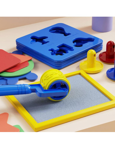 WOOPIE akvarelės kilimėlis XXL 100x80cm Space Blue