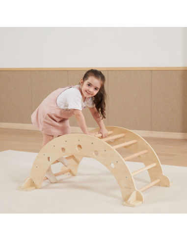 VIGA medinis rokeris natūralus Montessori