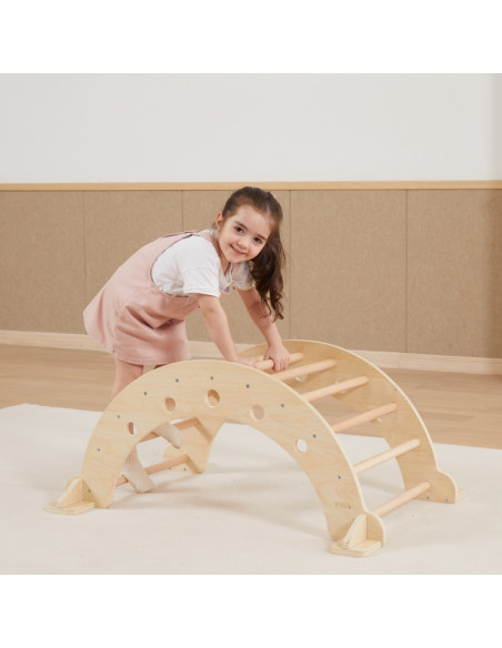 VIGA medinis rokeris natūralus Montessori