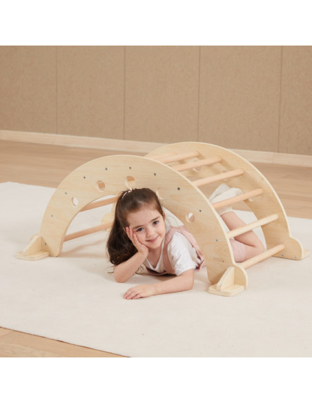 VIGA medinis rokeris natūralus Montessori