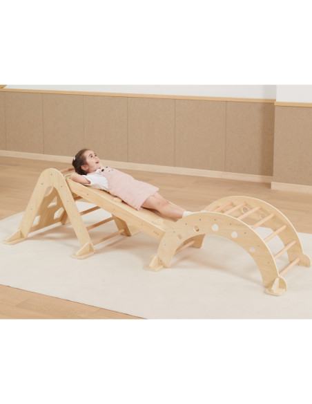 VIGA medinis rokeris natūralus Montessori