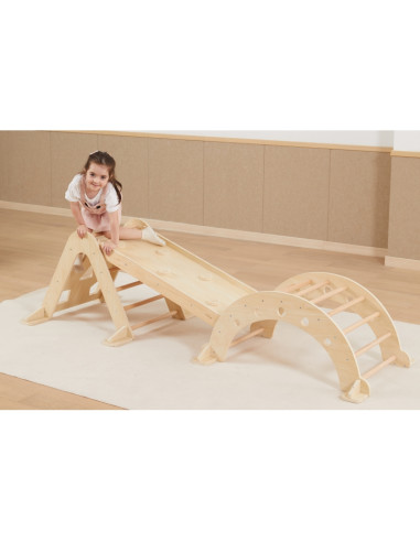 VIGA medinis rokeris natūralus Montessori