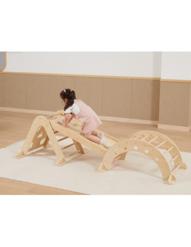 VIGA medinis rokeris natūralus Montessori