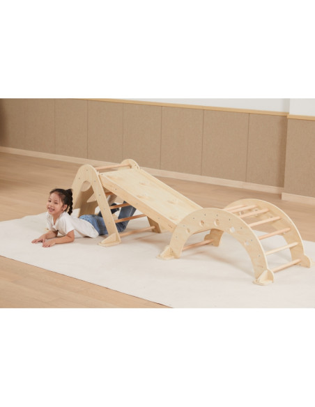 VIGA medinis rokeris natūralus Montessori