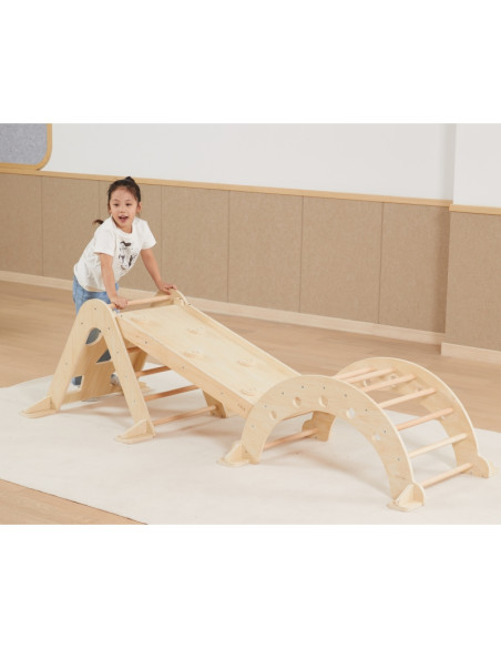 VIGA medinis rokeris natūralus Montessori