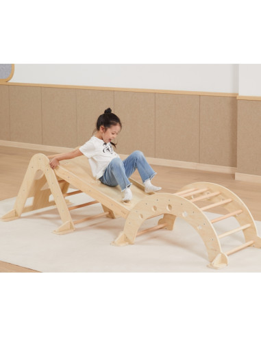 VIGA medinis rokeris natūralus Montessori