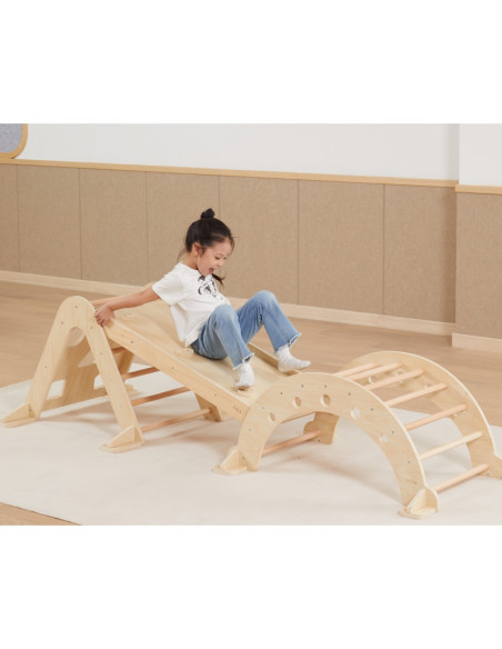 VIGA medinis rokeris natūralus Montessori