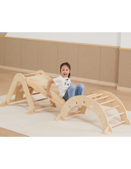 VIGA medinis rokeris natūralus Montessori