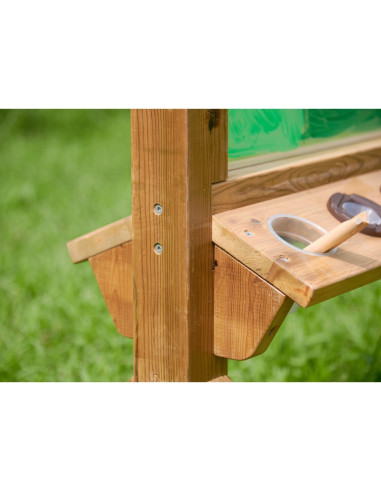 MASTERKIDZ skaidri akrilo dažymo lenta + puodeliai