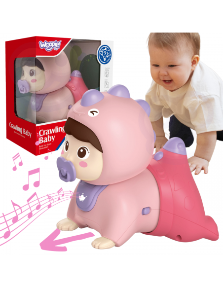 WOOPIE BABY žaislas su melodijomis - šliaužiantis kūdikis