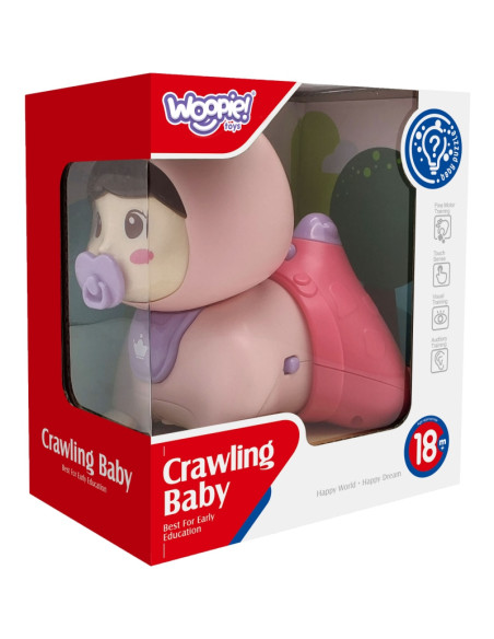 WOOPIE BABY žaislas su melodijomis - šliaužiantis kūdikis