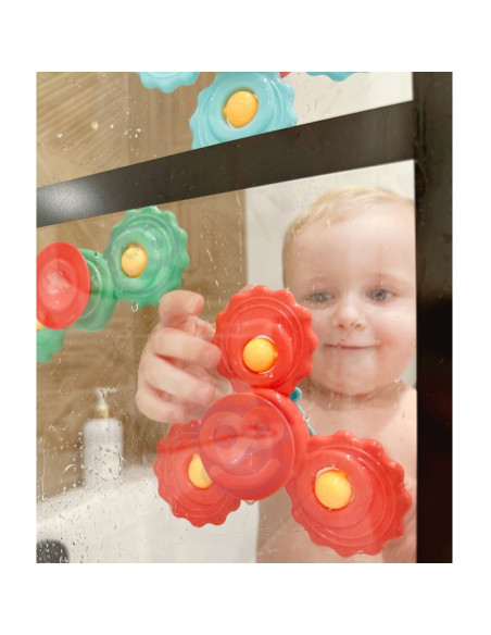 WOOPIE BABY Gryzak Spinner Wirujący z Przyssawką Zestaw 3 szt