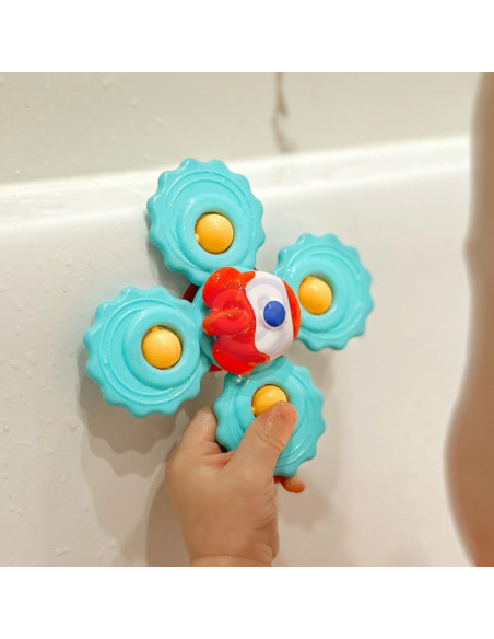 WOOPIE BABY Gryzak Spinner Wirujący z Przyssawką Zestaw 3 szt