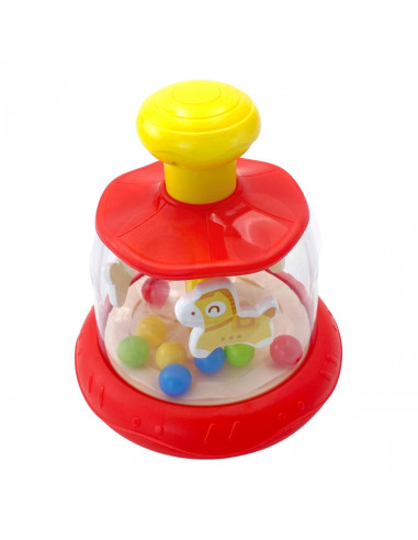 Вупи Малыш Разноцветные Лошадки Красный Волчок Карусель