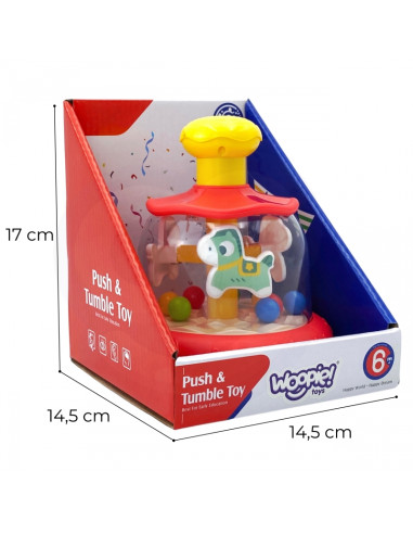 Вупи Малыш Разноцветные Лошадки Красный Волчок Карусель