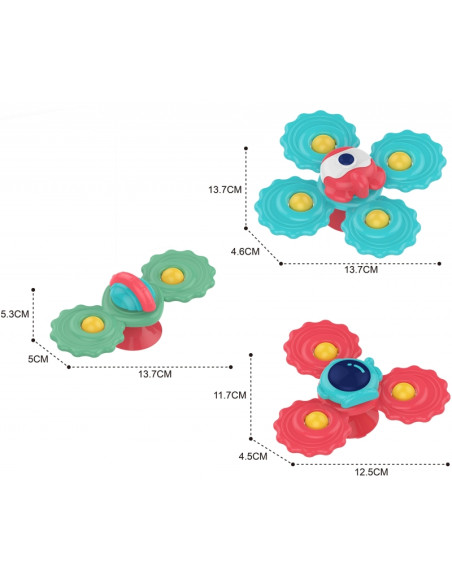 WOOPIE BABY suktukų kramtukas su siurbtuku, 3 vnt. (20 vnt.)