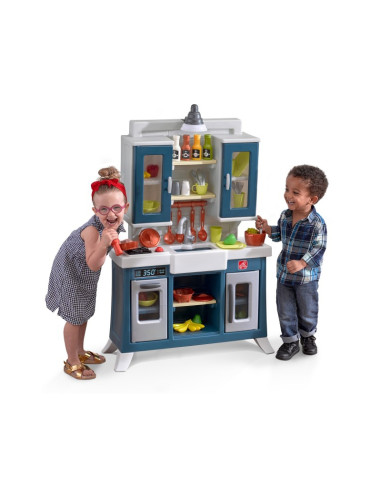 2 STEP Moderni realistiška vaikų virtuvė su daugybe priedų