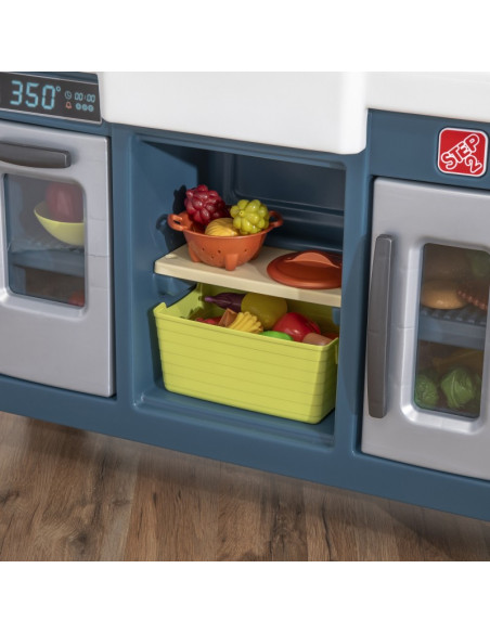 2 STEP Moderni realistiška vaikų virtuvė su daugybe priedų