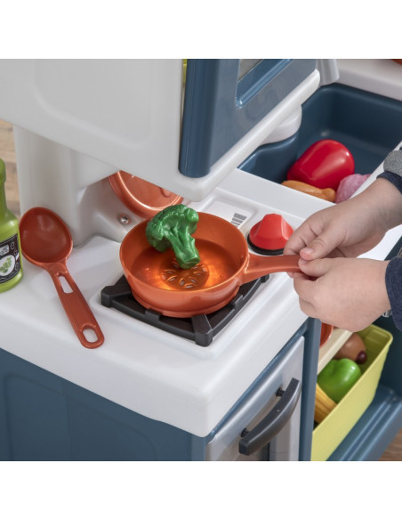 2 STEP Moderni realistiška vaikų virtuvė su daugybe priedų