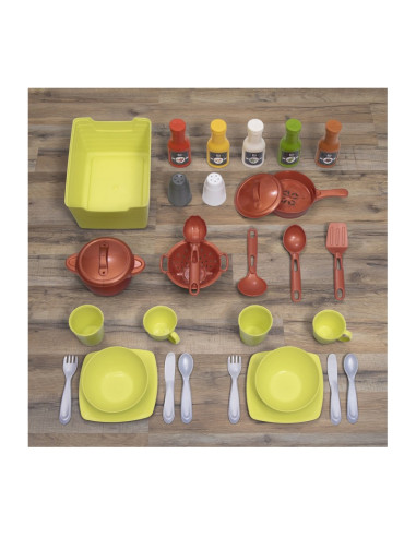 2 STEP Moderni realistiška vaikų virtuvė su daugybe priedų