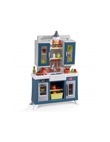 2 STEP Moderni realistiška vaikų virtuvė su daugybe priedų