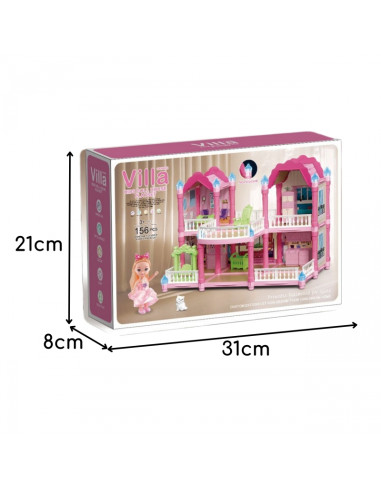 WOOPIE Dollhouse Garden Villa 156 pcs.
