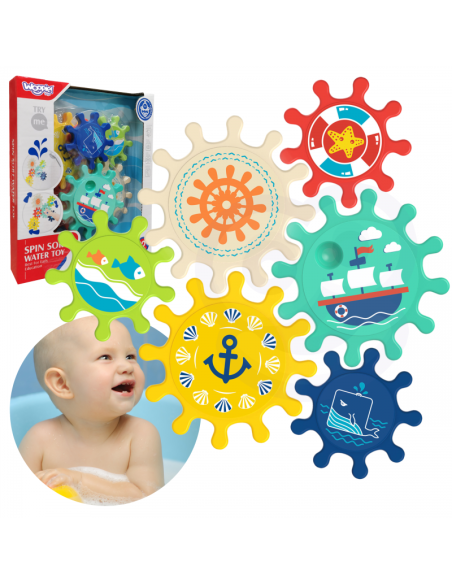 WOOPIE BABY Игрушка для ванны с шестеренками