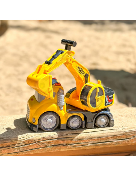 WOOPIE City Экскаватор - грузовик со звуковыми и световыми эффектами