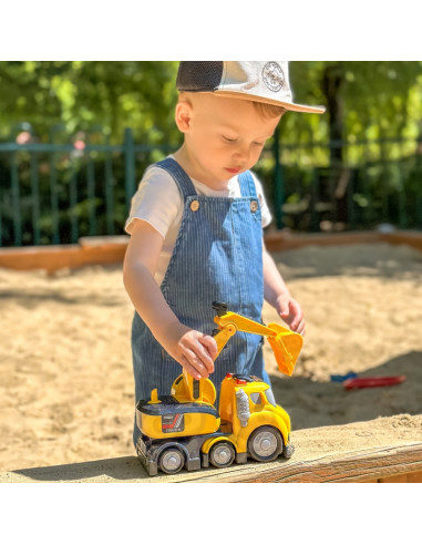 WOOPIE City Экскаватор - грузовик со звуковыми и световыми эффектами