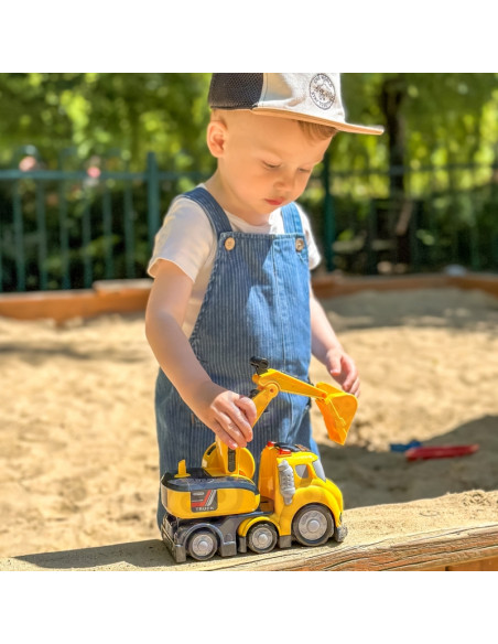 WOOPIE City Экскаватор - грузовик со звуковыми и световыми эффектами