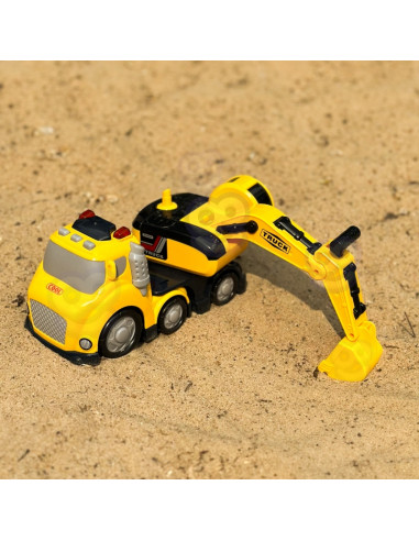 WOOPIE City Экскаватор - грузовик со звуковыми и световыми эффектами