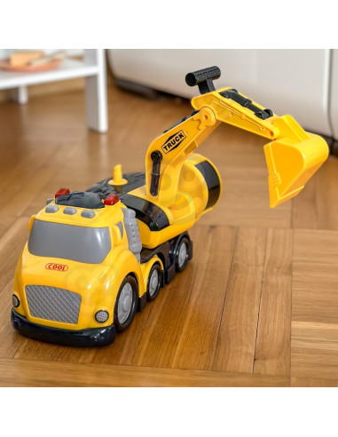 WOOPIE City Экскаватор - грузовик со звуковыми и световыми эффектами