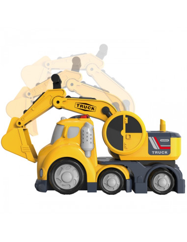 WOOPIE City Экскаватор - грузовик со звуковыми и световыми эффектами