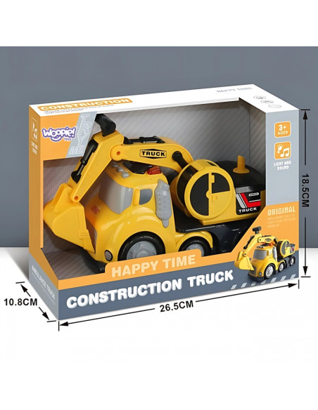 WOOPIE City Экскаватор - грузовик со звуковыми и световыми эффектами