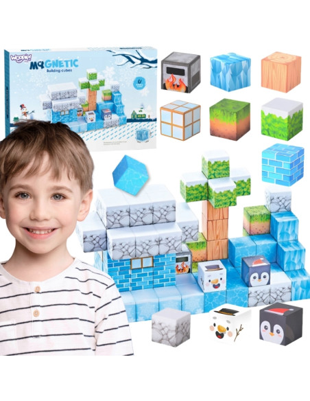 WOOPIE magnetinės kaladėlės  "Žiema" WOOPIE magnetinės kaladėlės  "Žiema"