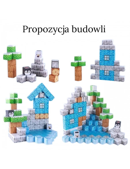 WOOPIE magnetinės kaladėlės  "Žiema" WOOPIE magnetinės kaladėlės  "Žiema"