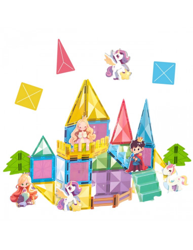 WOOPIE 3D магнитный конструктор, развивающий набор «Сказочный замок»