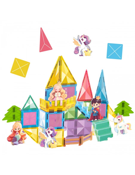WOOPIE 3D магнитный конструктор, развивающий набор «Сказочный замок» WOOPIE 3D магнитный конструктор, развивающий набор «Сказочный замок»