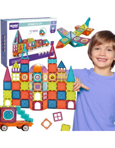 WOOPIE magnetinių 3D kaladėlių rinkinys Traukinys