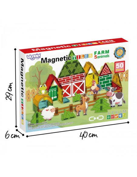 WOOPIE Magnetinis konstruktorius - Ūkis WOOPIE Magnetinis konstruktorius - Ūkis