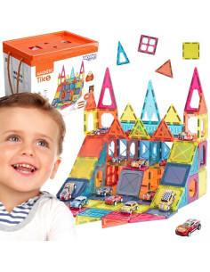 WOOPIE magnetiniai kaladėlės, parkingas