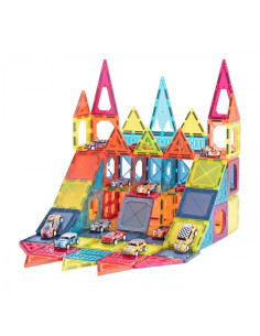 WOOPIE magnetiniai kaladėlės, parkingas 2