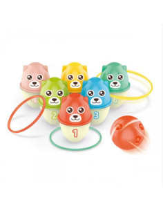 WOOPIE Kręgle Dla Dzieci Kolorowe Misie 3w1 2